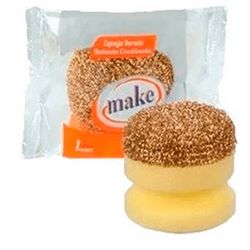 Esponja combinada bronce - 6690